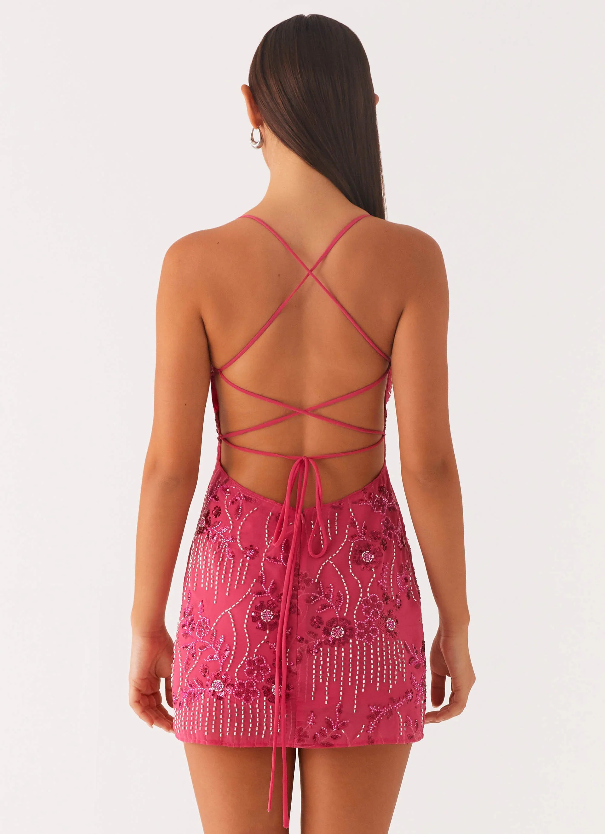 Celeste | Vestido Cami Brillante
