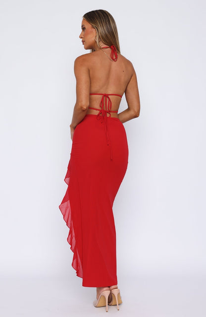 Chiara | Maxi Cherry Satin