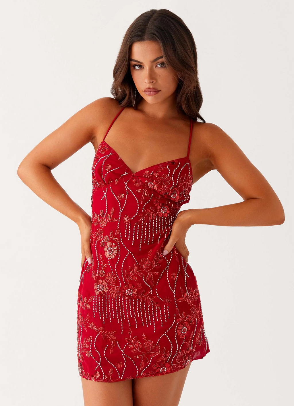 Celeste | Vestido Cami Brillante