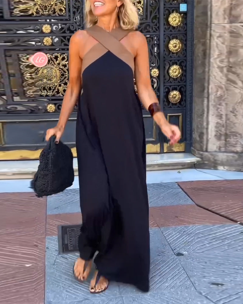 Marlene | Vestido maxi cruzado