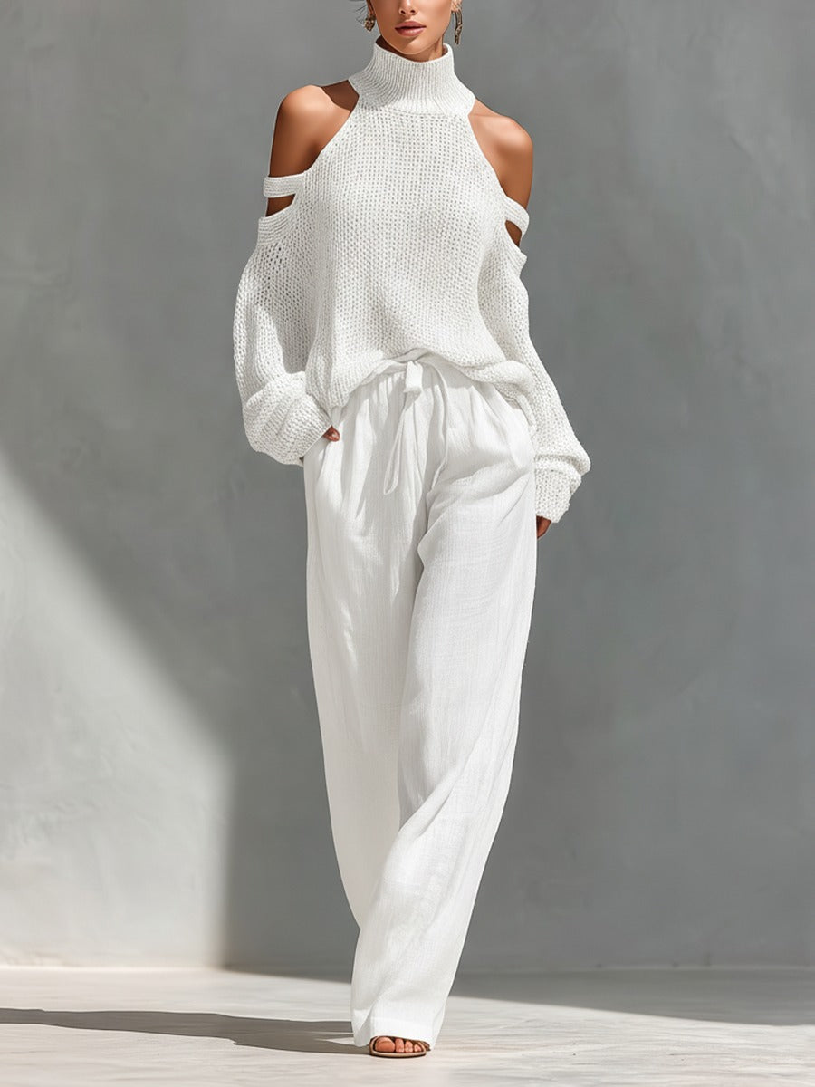 Camilla | Conjunto de punto y lino