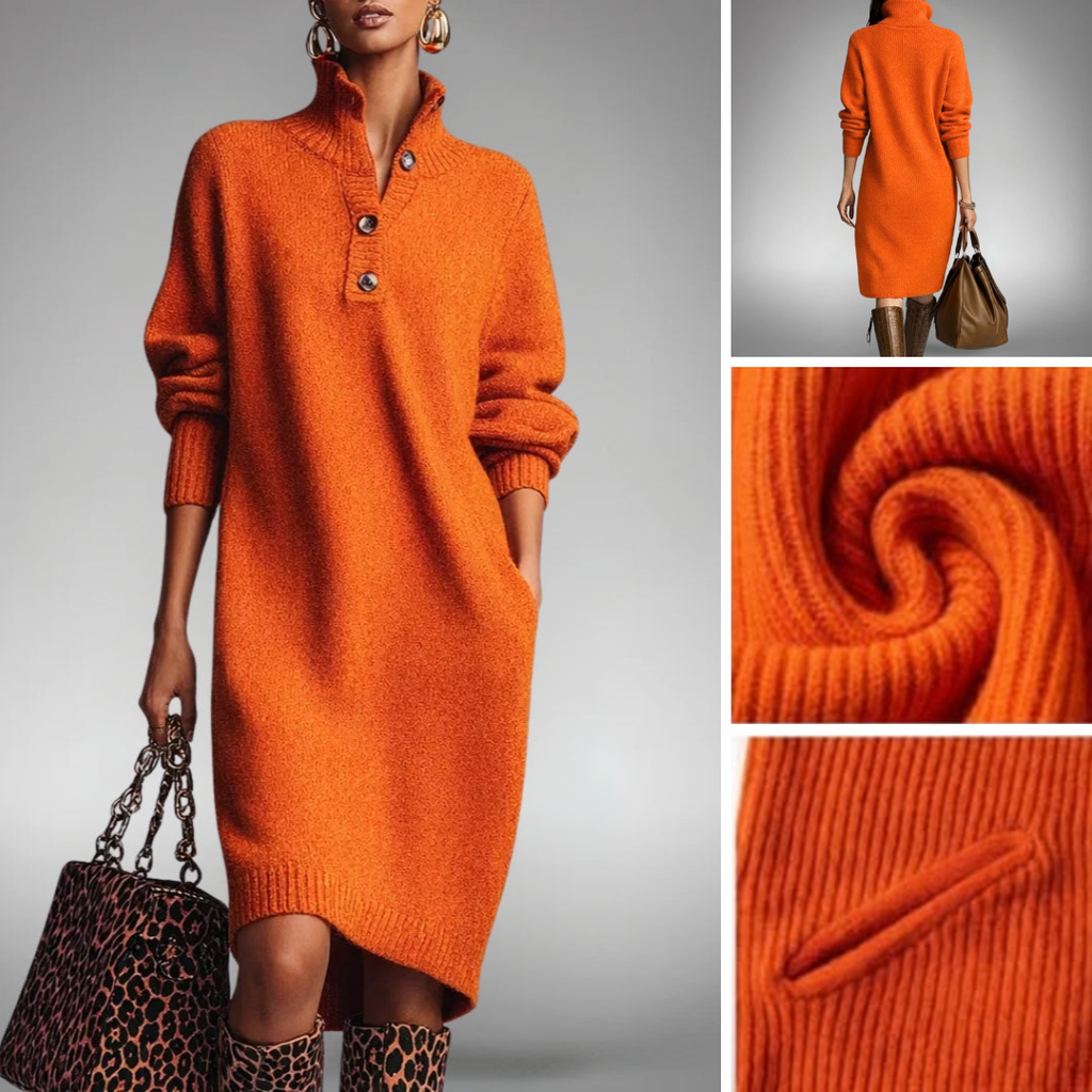 Valeria | Vestido Midi de Punto