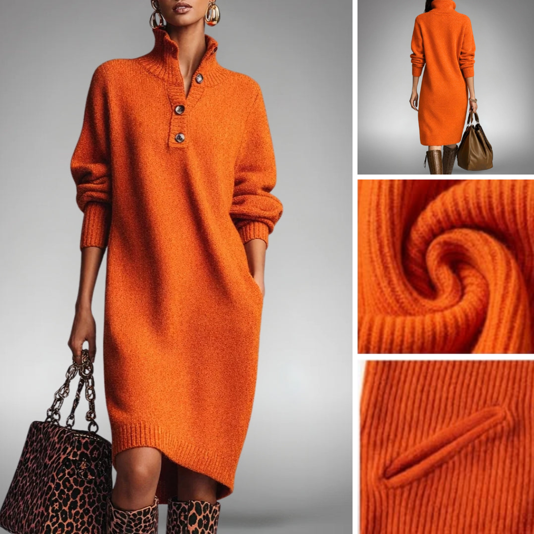 Valeria | Vestido Midi de Punto