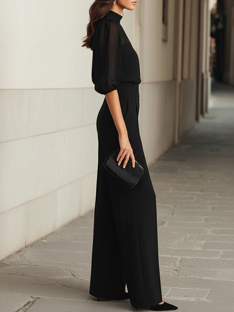 Valentina | Conjunto negro de tres piezas