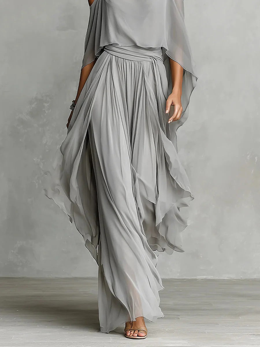Isabela | Conjunto fluido con top de tirantes y pantalón ligero