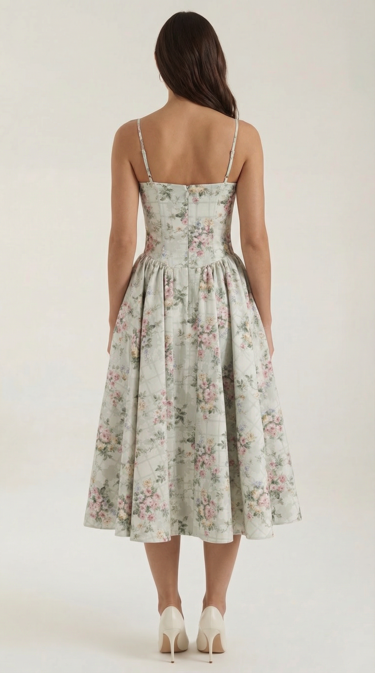 Odette | Midi Corset Floral
