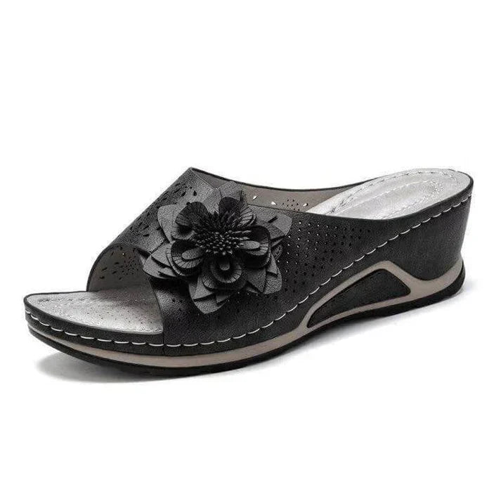 Capri | Sandalias Ortopédicas de Cuero Suave con Soporte de Arco