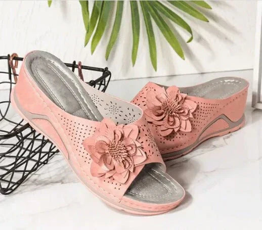 Capri | Sandalias Ortopédicas de Cuero Suave con Soporte de Arco